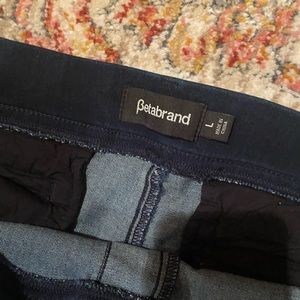 Betabrand denim yoga dress pants. Size Large.